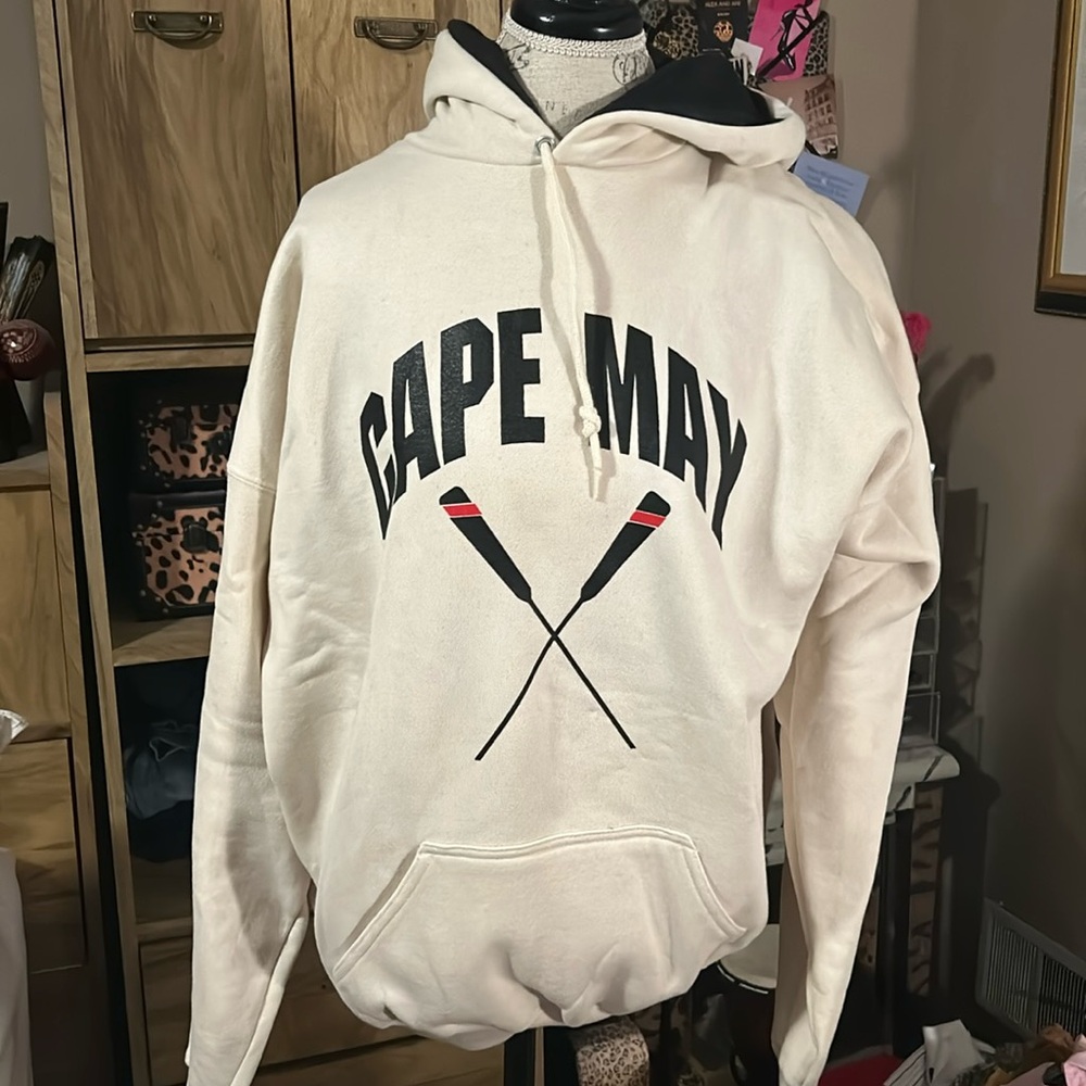 Tultex Cape May New Jersey Hooded Sweatshirt - XL